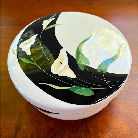 Vintage Hankook Small Trinket Bowl With Lid - Picture 1 of 7